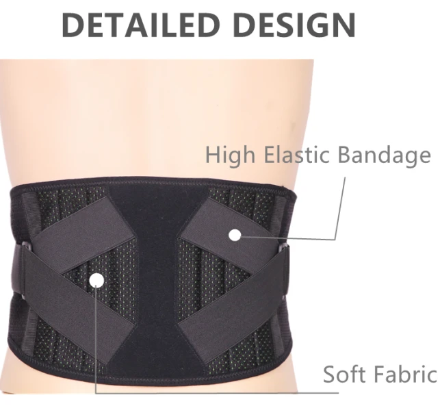 Waist back support belt